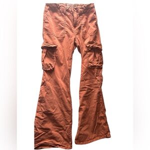 Love Trends women’s 3 Rust Orange Cargo Pants